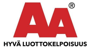 hyvä luottokelpoisuus